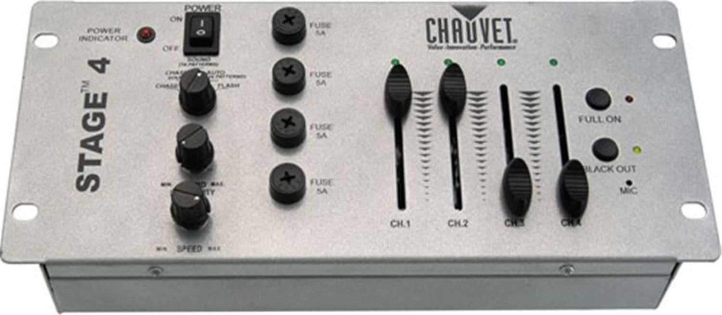 Chauvet TFX-DC4 4 Channel Chase Controller Dimmer - PSSL ProSound and Stage Lighting