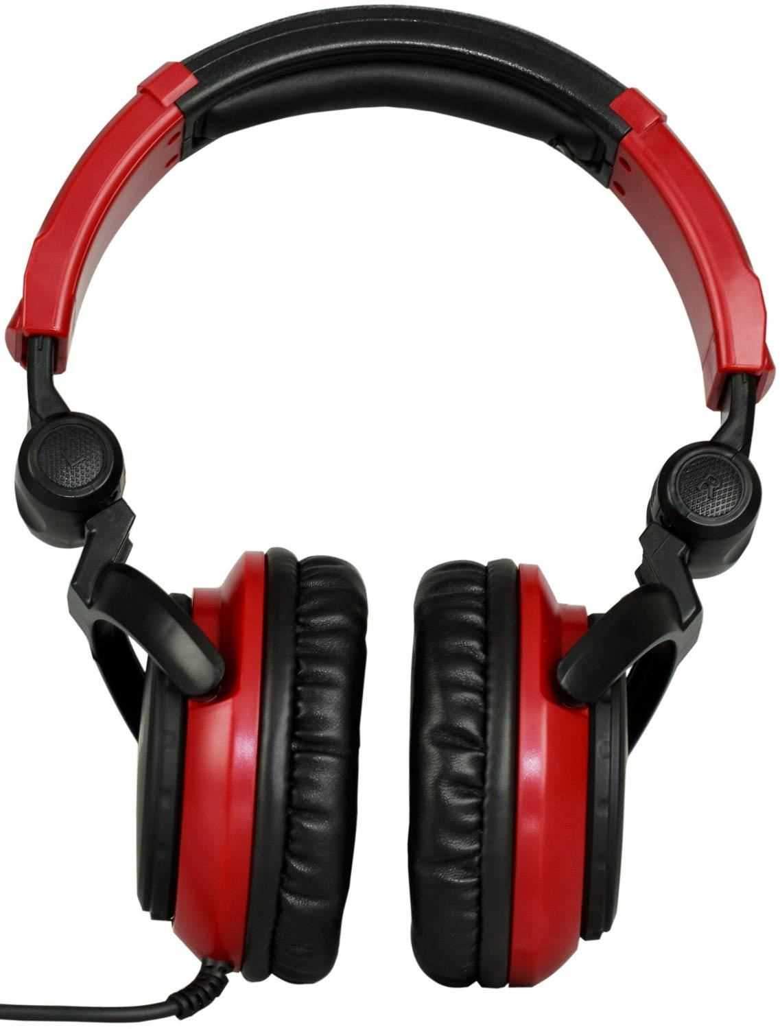 Tascam TH2000R Red DJ and Studio Headphones - PSSL ProSound and Stage Lighting