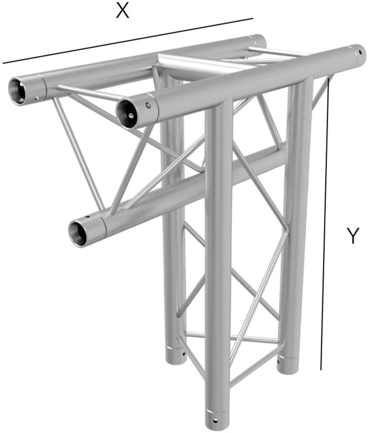 Triangle 9-In Truss F23 3W T-Junction 1.64 Ft - PSSL ProSound and Stage Lighting