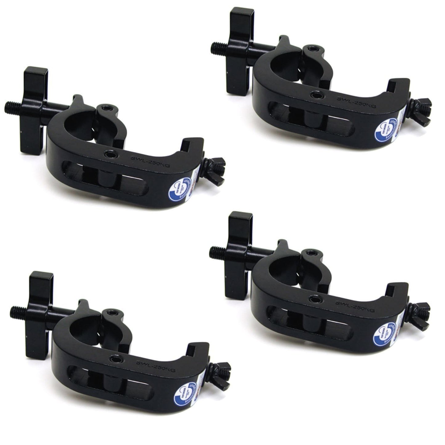 Trigger Clamp Bonus Pack Black Buy 4 Get 1 Free - PSSL ProSound and Stage Lighting