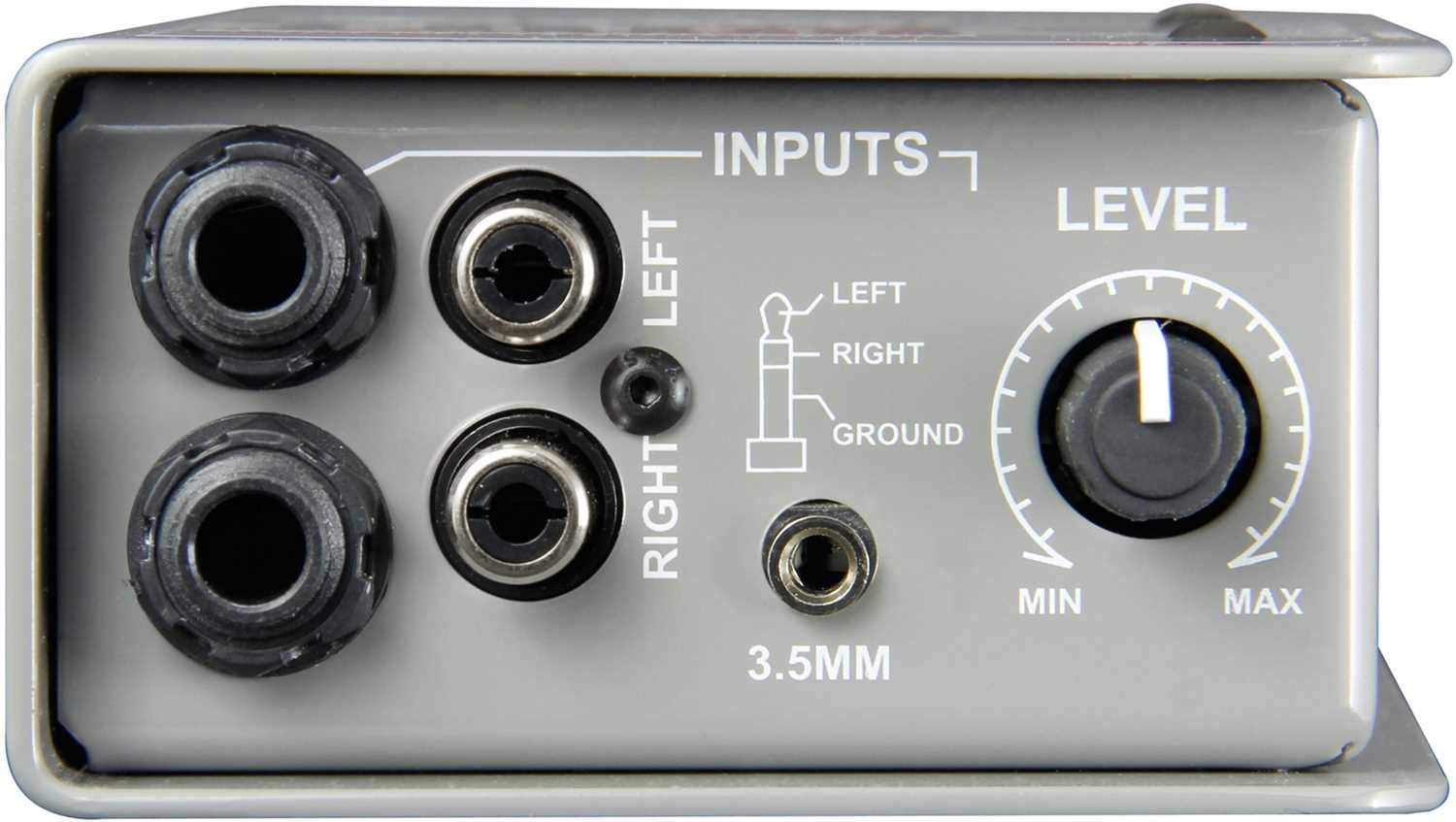 Radial Trim-Two Passive DI for AV with Level Control - PSSL ProSound and Stage Lighting