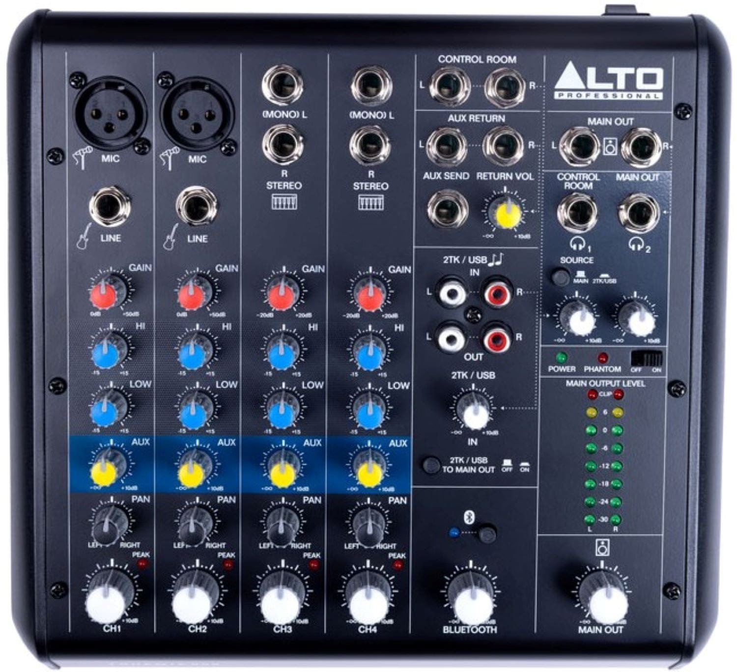 Alto Professional TRUEMIX600XUS 6-Channel Analog Mixer with Bluetooth, USB - PSSL ProSound and Stage Lighting