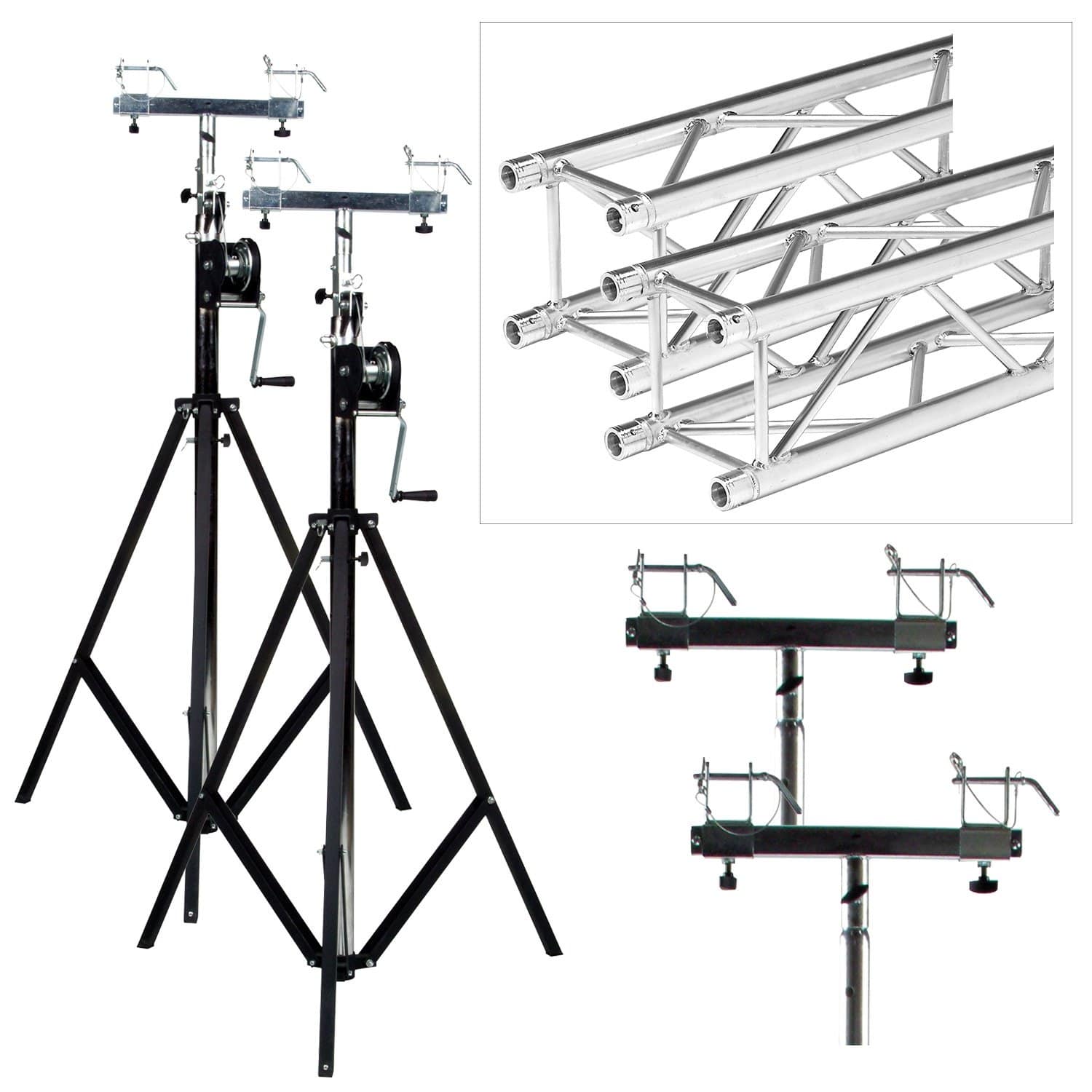 Global Truss ST-132 Crank Stand F34 12.7 Ft Truss Pack - PSSL ProSound and Stage Lighting