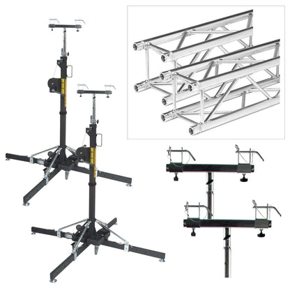 Global Truss ST-157 Crank Stand 12.7 Ft F34 Truss Bridge - PSSL ProSound and Stage Lighting