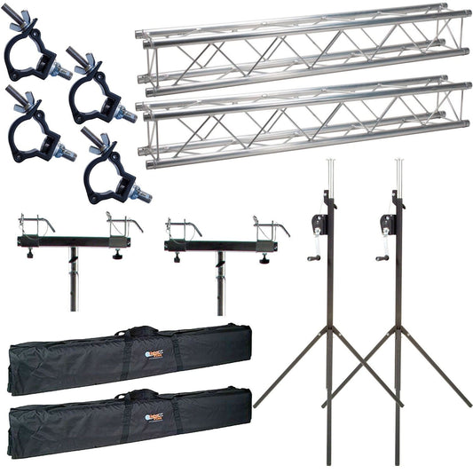 Global Truss ST-90 10 Ft F24 Truss Bridge with Bags & Clamps - PSSL ProSound and Stage Lighting