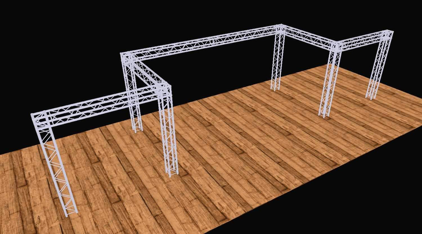 Global Truss 10 Foot x 40 Foot F34 Tradeshow Display System - PSSL ProSound and Stage Lighting