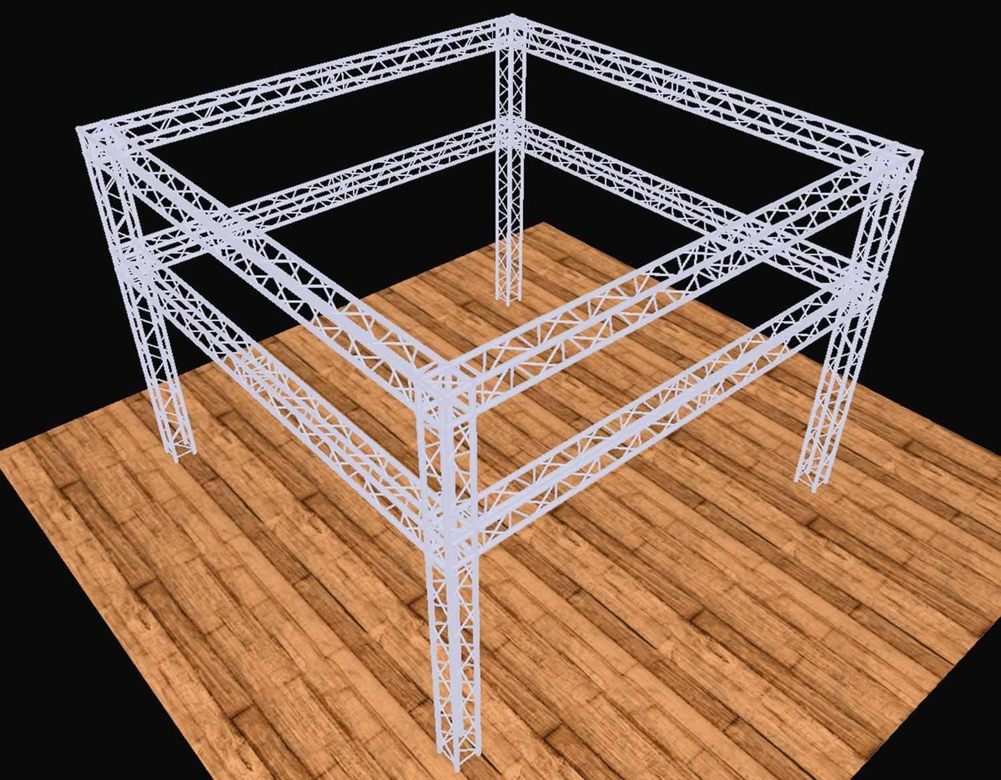 Global Truss 20 Ft x 20 Ft F34 Double Tier Display System - PSSL ProSound and Stage Lighting