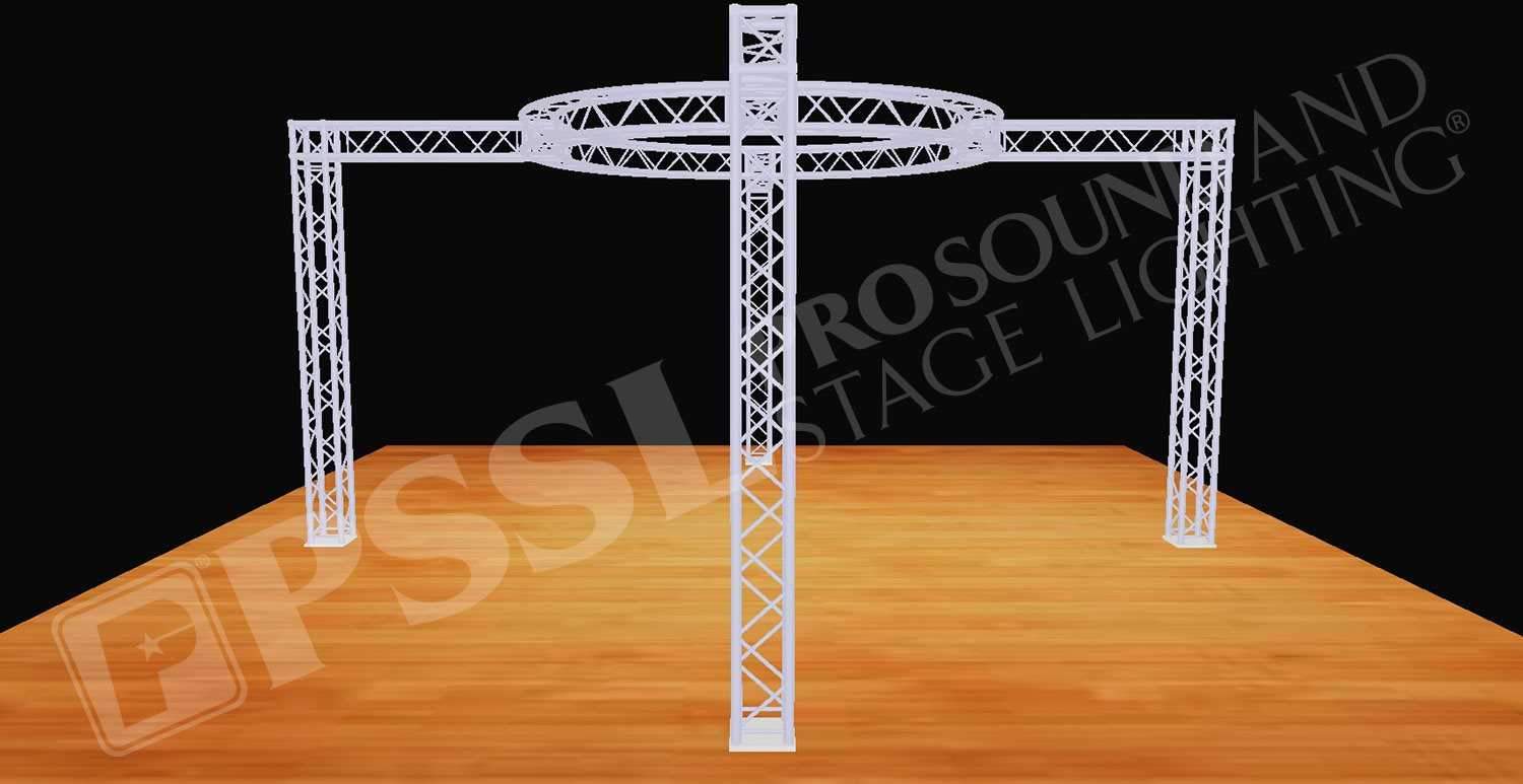 Global Truss 20 Foot x20 Foot F34 Display Booth Circle - PSSL ProSound and Stage Lighting