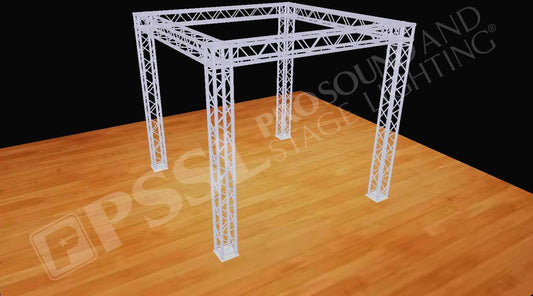 Global Truss 10 Ft x 10 Ft F34 Truss Display Booth System - PSSL ProSound and Stage Lighting