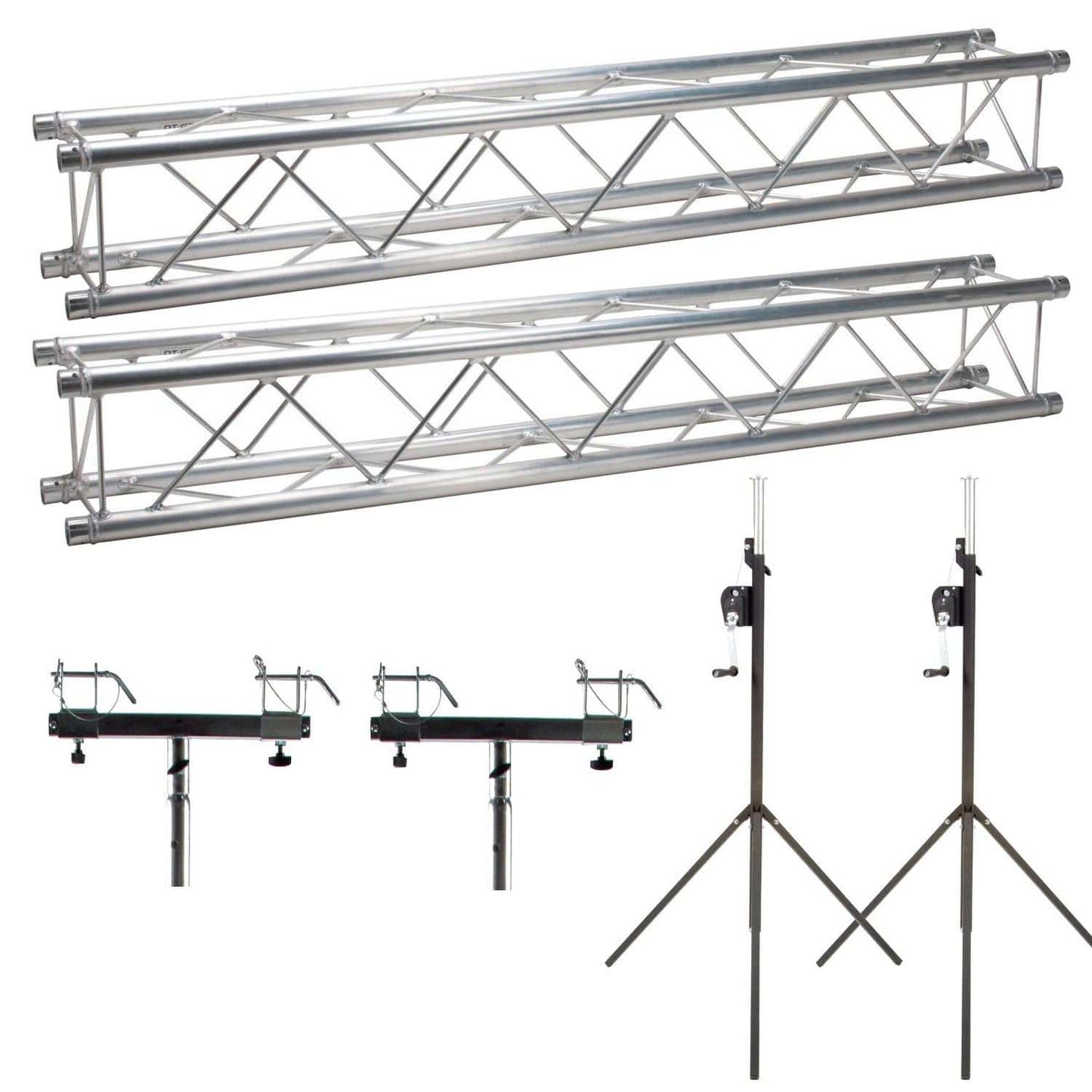 Global Truss ST-90 Crank Stand 13 Ft F24 Truss Bridge - PSSL ProSound and Stage Lighting