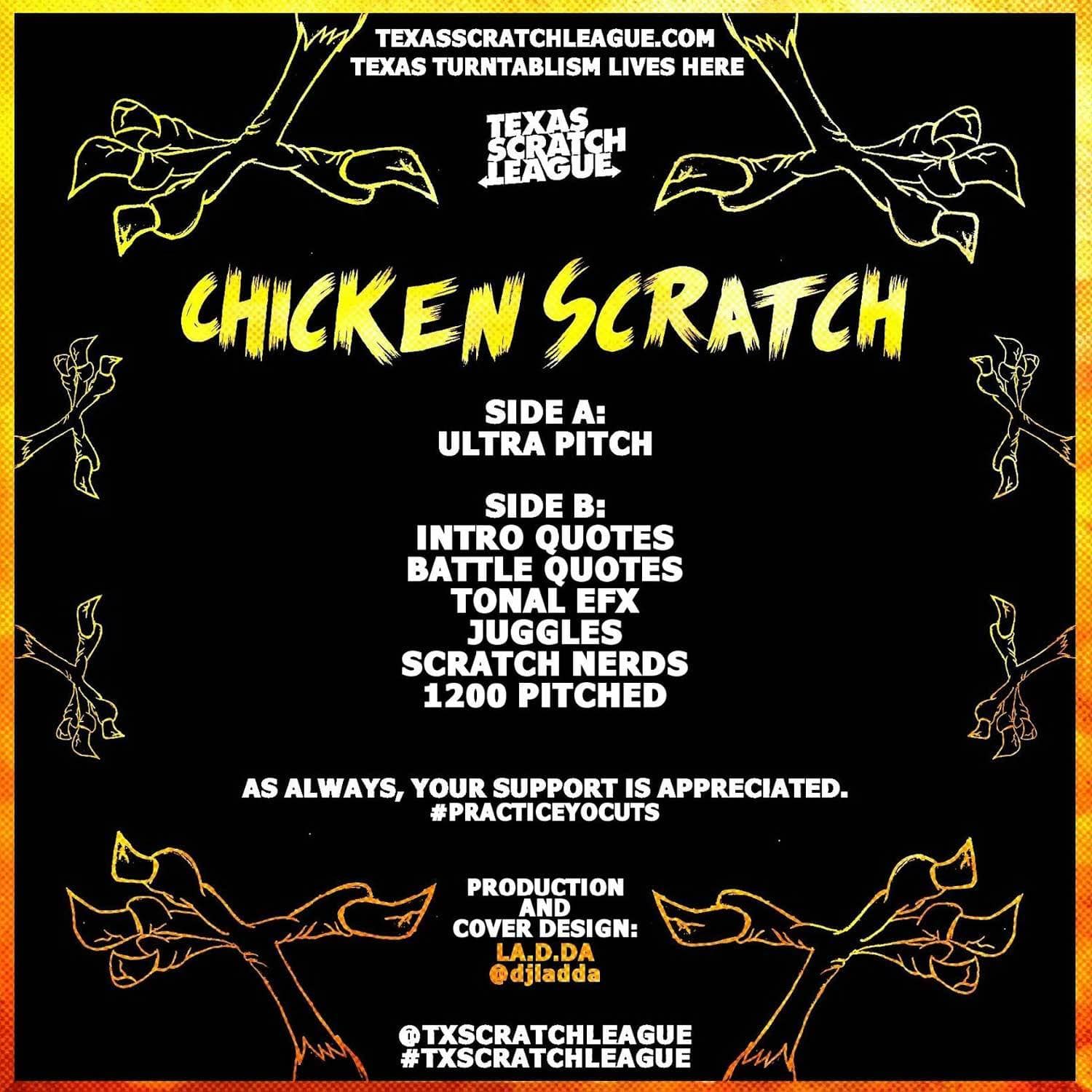 Texas Scratch League Chicken Scratch 10in Vinyl - PSSL ProSound and Stage Lighting