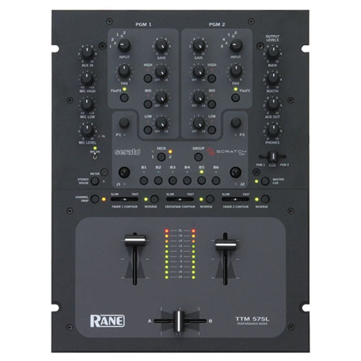 RANE TTM-57SL 2-Channel DJ Mixer with Scratch Live - PSSL ProSound and Stage Lighting