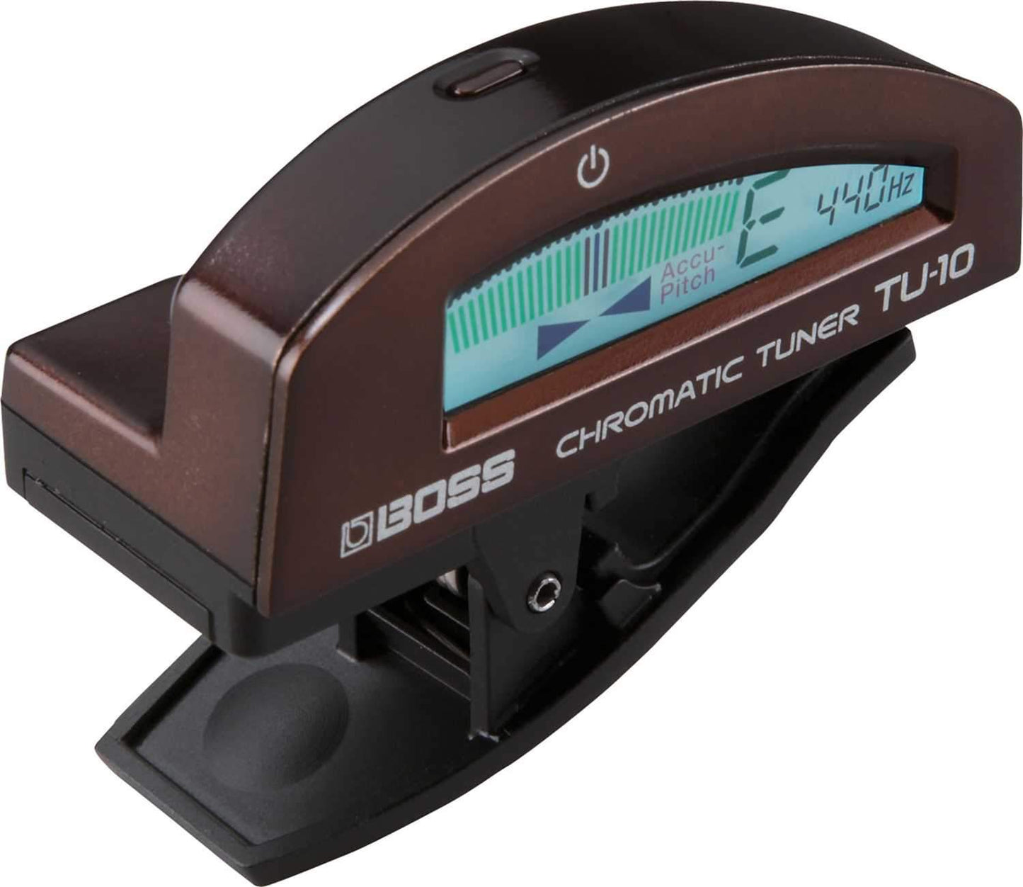 Boss TU-10-BN Brown Clip-On Chromatic Guitar Tuner - PSSL ProSound and Stage Lighting