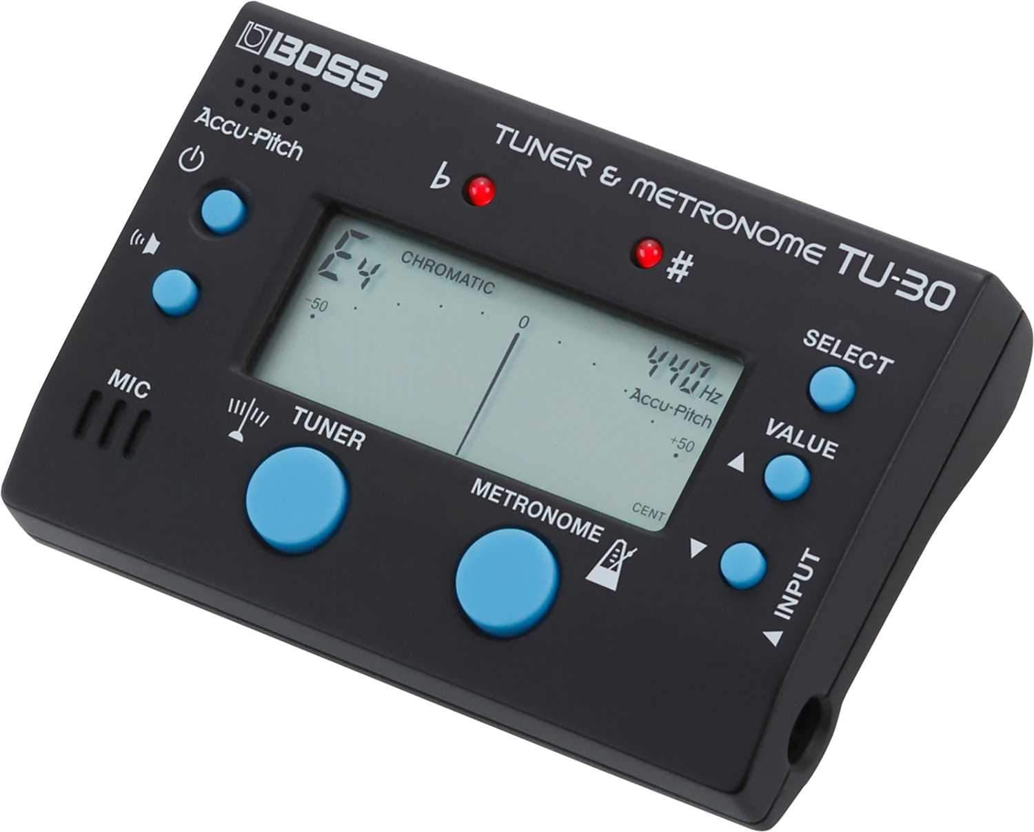 Boss TU-30 Metronome & Tuner - PSSL ProSound and Stage Lighting