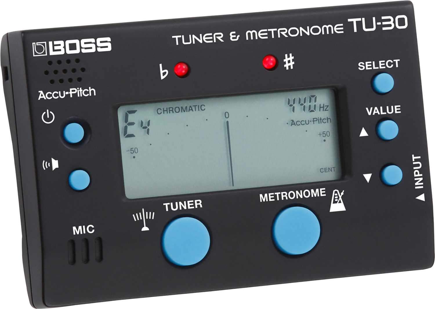 Boss TU-30 Metronome & Tuner - PSSL ProSound and Stage Lighting