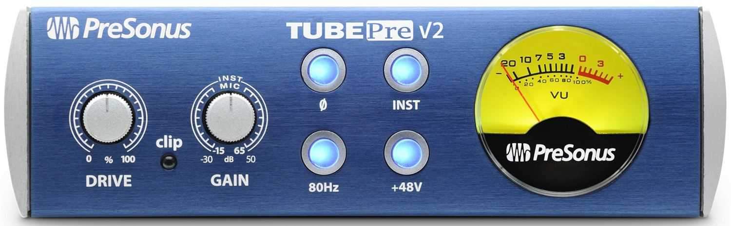 PreSonus TUBEPRE V2 Mono Tube Preamp 1/3U - PSSL ProSound and Stage Lighting