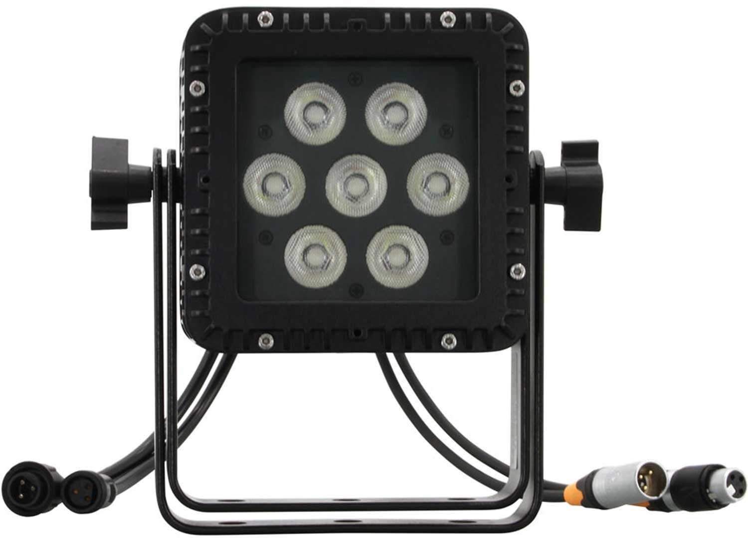 Mega Lite Tuff Baby P-84 7x12W RGBAW IP-64 Rated LED Wash Light - PSSL ProSound and Stage Lighting