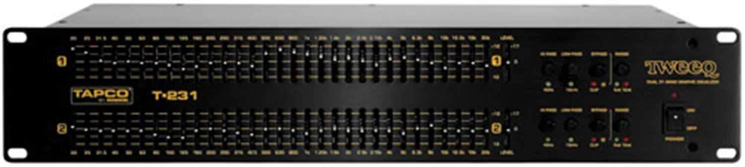 Tapco TWEEQ-2 31-Band Graphic Equalizer - PSSL ProSound and Stage Lighting