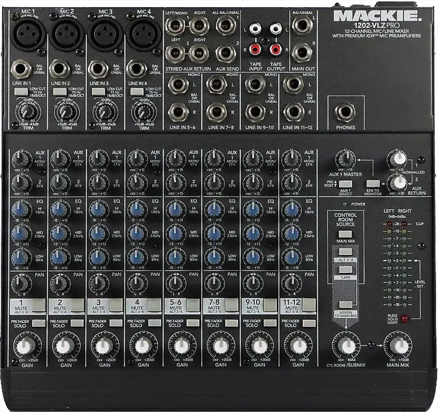 Mackie 1202 VLZ Pro PA/Recording Mixer