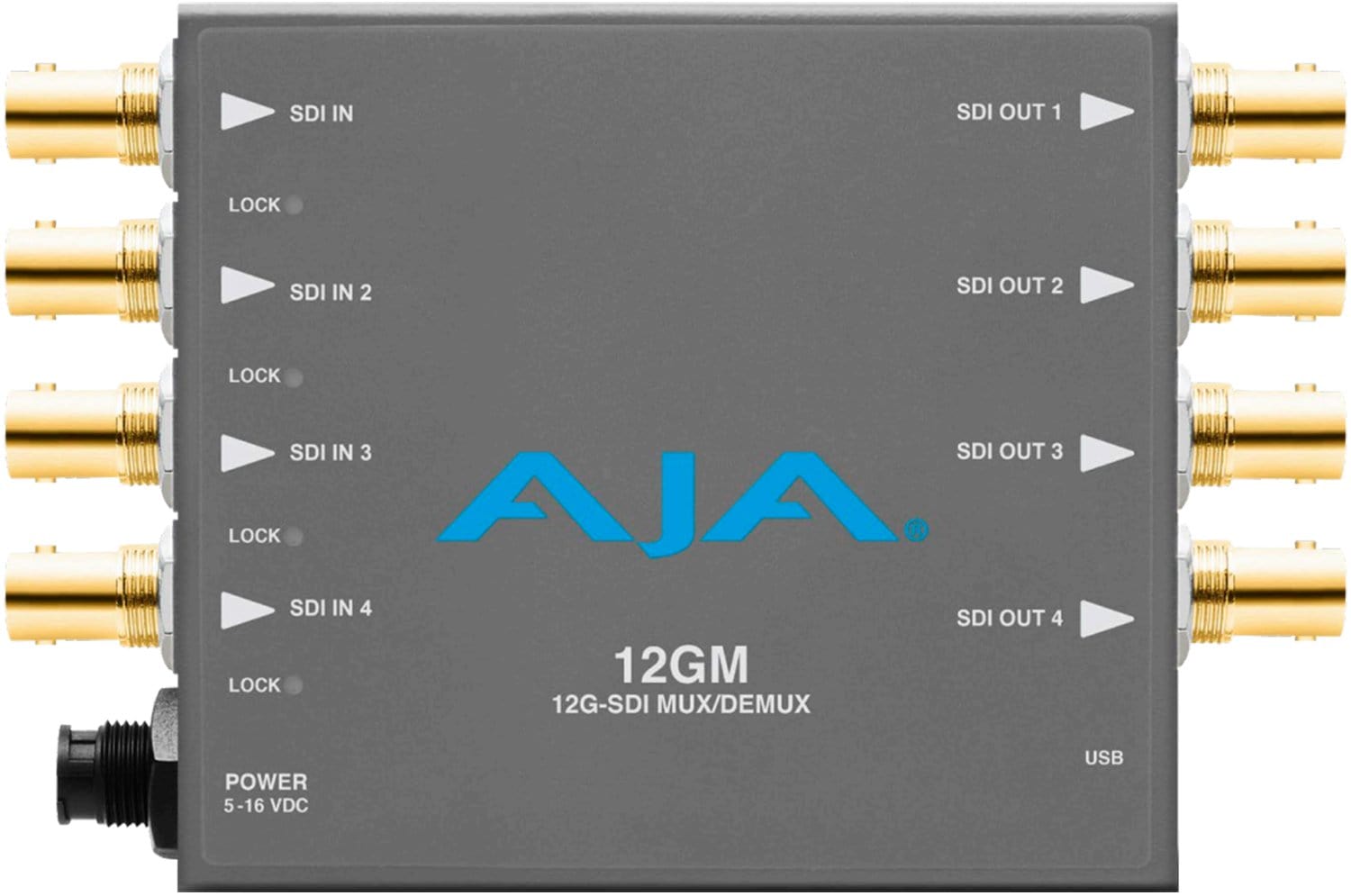 AJA 12GM Video Converter 12G-SDI Mux with Demuxer