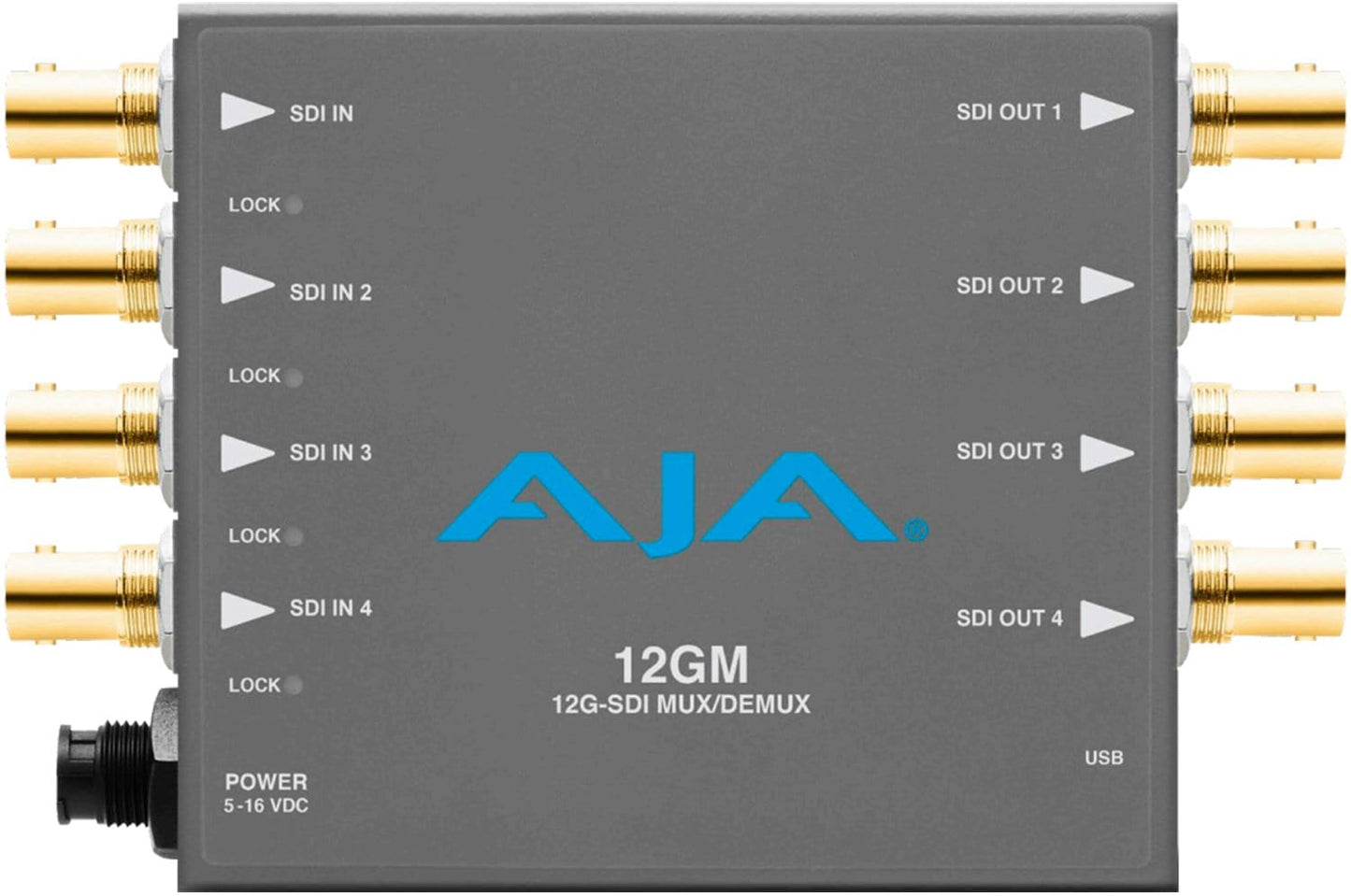 AJA 12GM Video Converter 12G-SDI Mux with Demuxer - Solotech