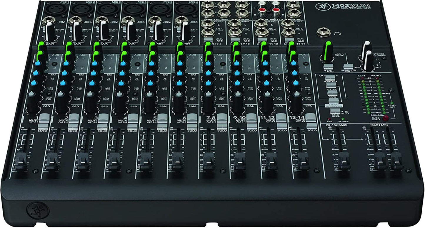 Mackie 1402 VLZ 14-Channel Analog Mixing Console - Solotech