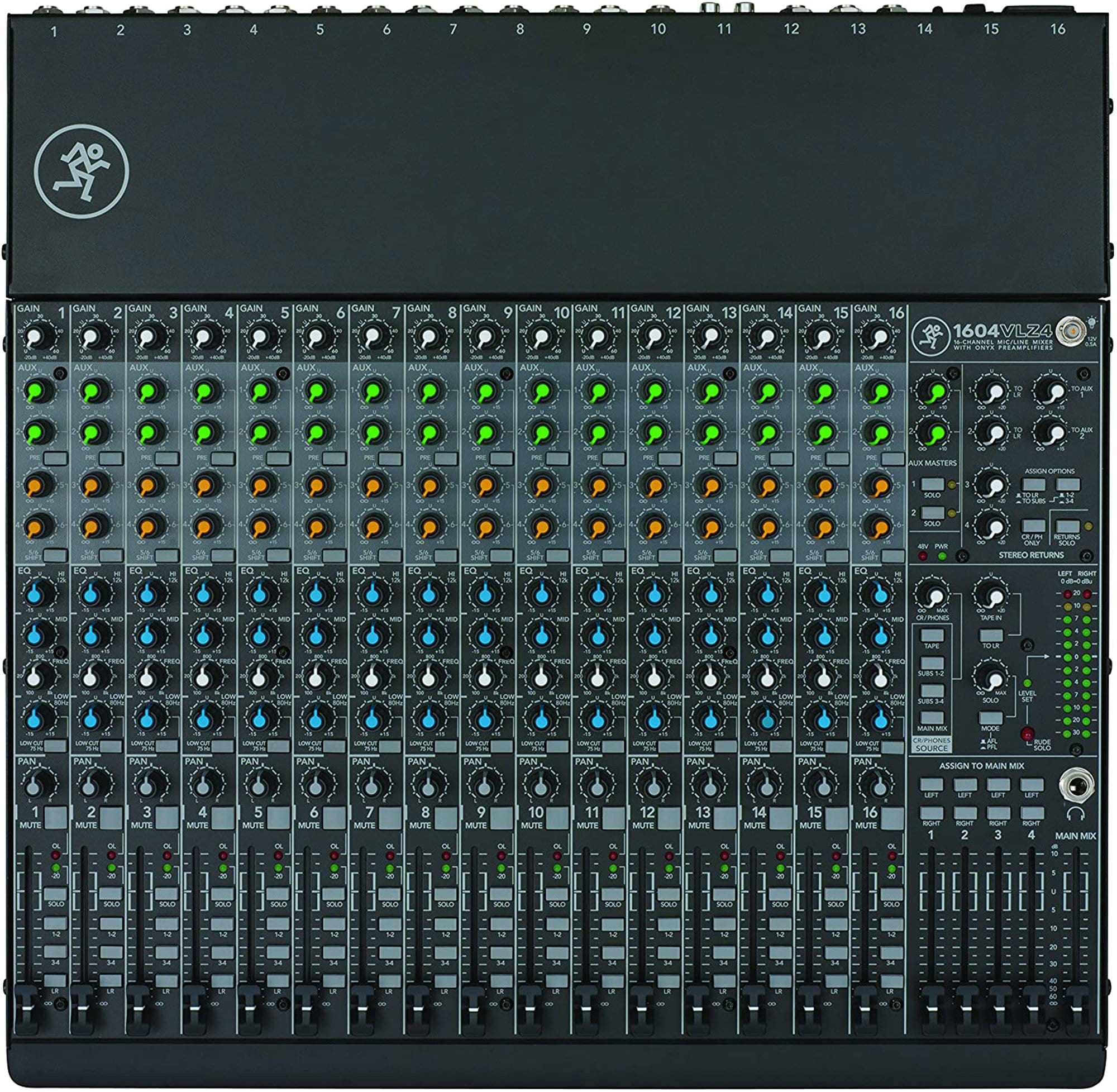 Mackie 1604-VLZ PRO 16-Channel PA Mixer with Case