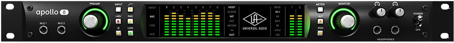 Universal Audio APOLLO8 18-Input 24-Output Thunderbolt Audio Interface - PSSL ProSound and Stage Lighting