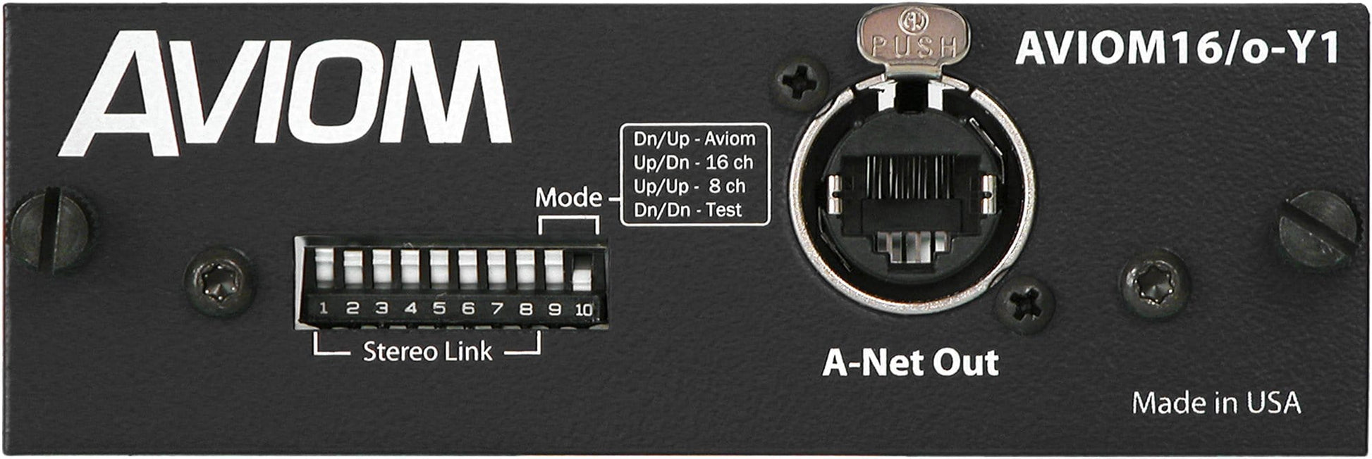 Aviom AVIOM16OY1 Aviom 16/O-Y1 for Yamaha - PSSL ProSound and Stage Lighting