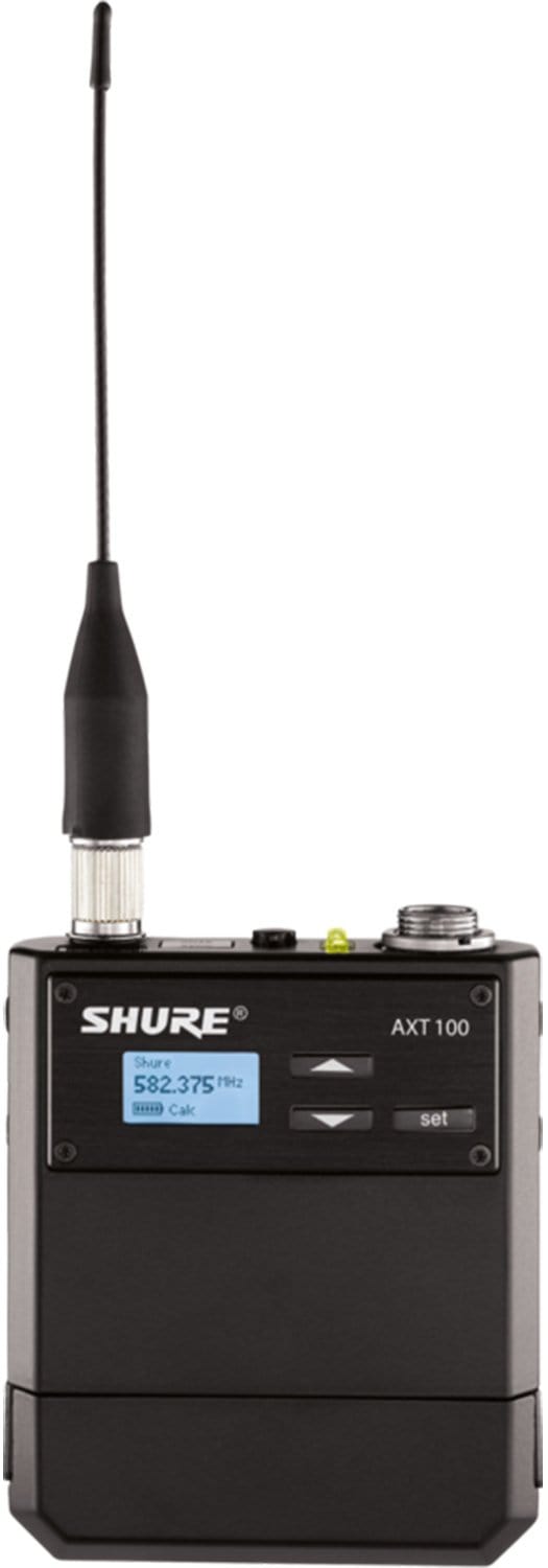 SHURE AXT100 動作良好 Shure AXT100 G1 Transmitter Belt Pack 470-530 Megahertz – Solotech