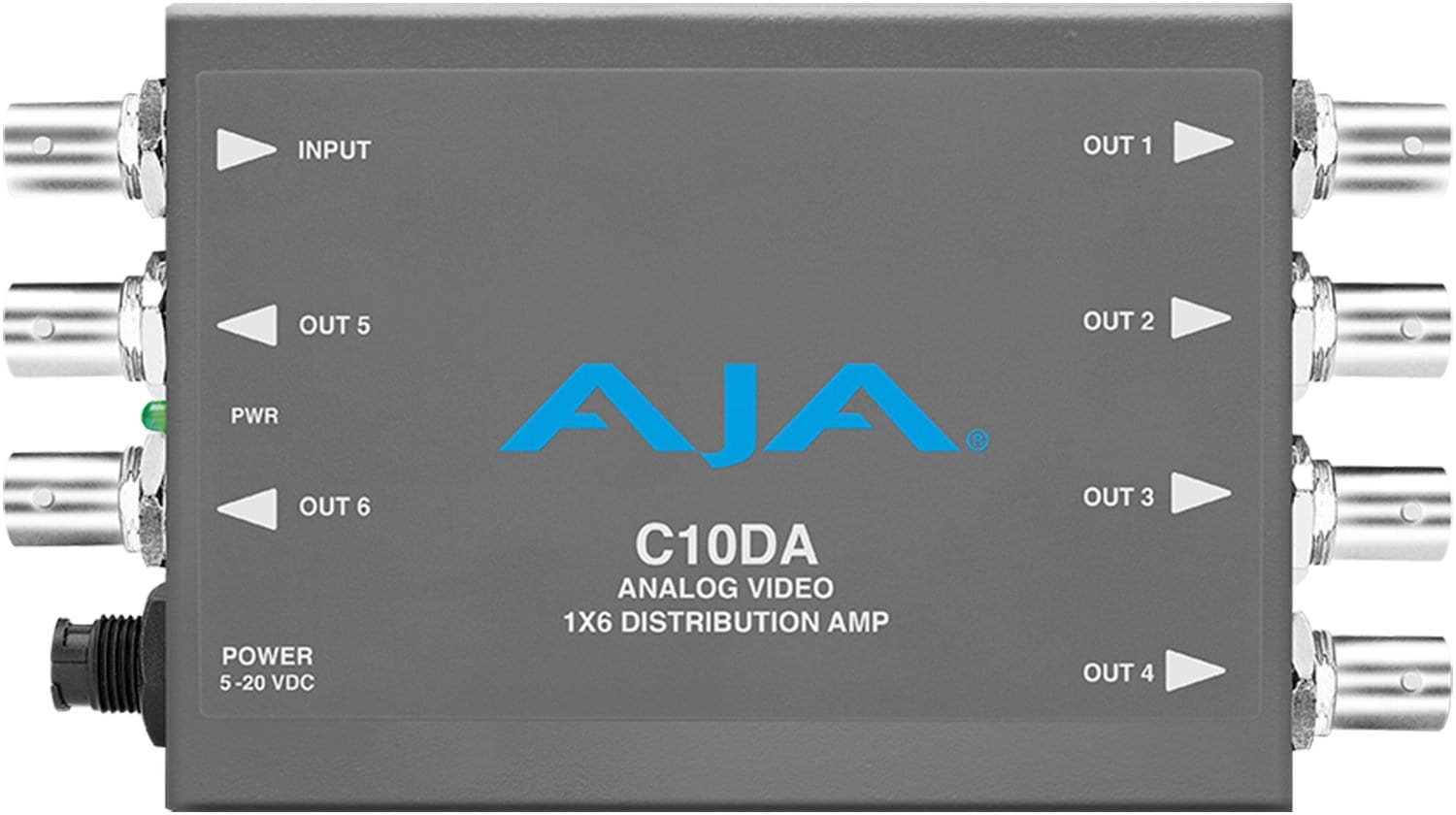 AJA C10DA Analog Video 1x6 Distribution Amplifier
