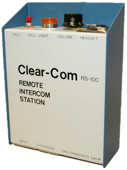 Clear-Com RS-100 Remote Intercom Station - PSSL ProSound and Stage Lighting