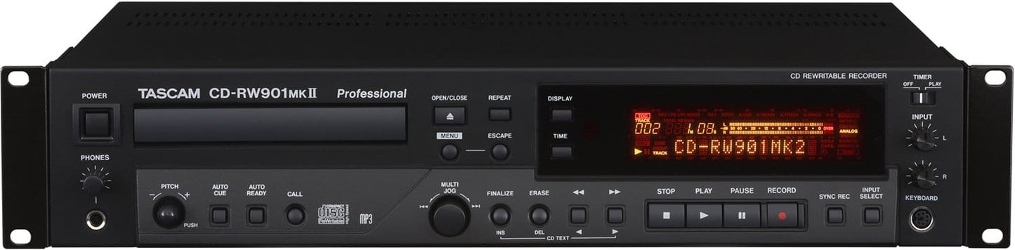 Tascam CD-RW901MKII Professional CD Recorder - PSSL ProSound and Stage Lighting