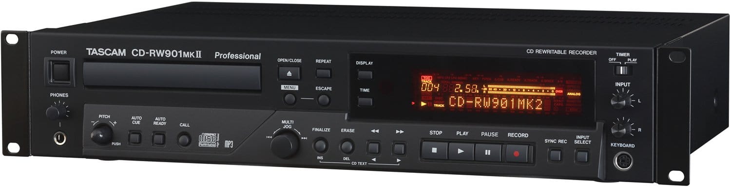 Tascam CD-RW901MKII Professional CD Recorder – Solotech