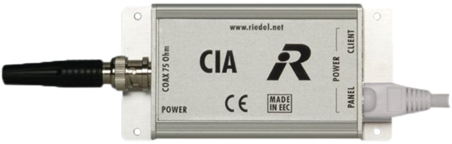 Riedel CIA Adaptor Bnc Male to 2 Ethernet
