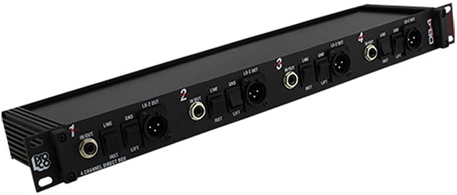 Pro Co DB-4 4-Channel Passive Direct Box - PSSL ProSound and Stage Lighting