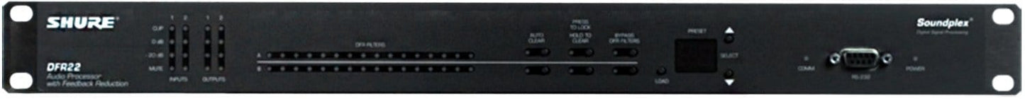 Shure DFR22 Audio Processor - Solotech