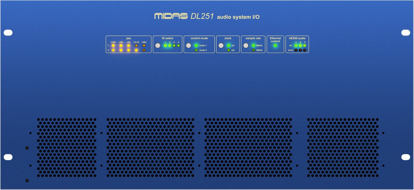 Midas DL251 48-In/16-Output Digital Stage Box - PSSL ProSound and Stage Lighting