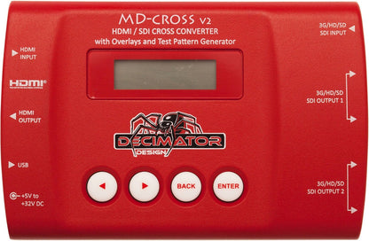 Decimator DMDCROSSV2 HDMI / SDI Cross Converter - PSSL ProSound and Stage Lighting