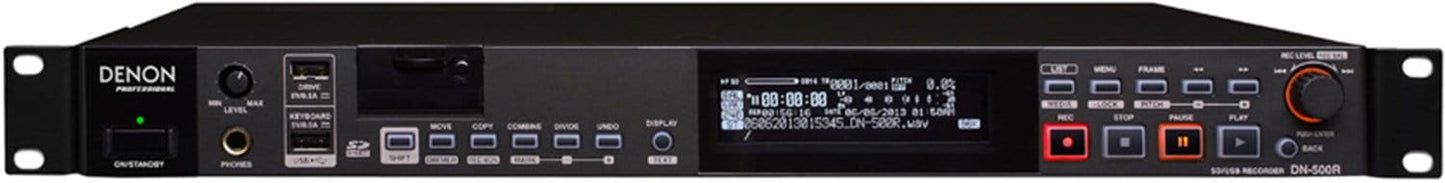 Denon DN-500R SD/USB Recorder - PSSL ProSound and Stage Lighting