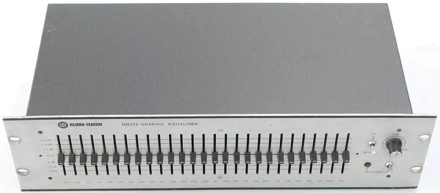 Klark Teknik DN27A 27 Band Vintage Graphic Equalizer - PSSL ProSound and Stage Lighting