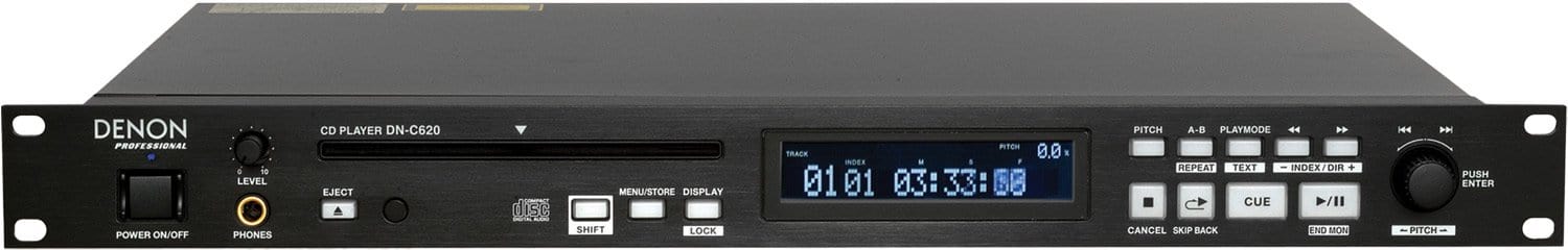 Denon DNC620 Rackmount CD Player with Remote Control - PSSL ProSound and Stage Lighting