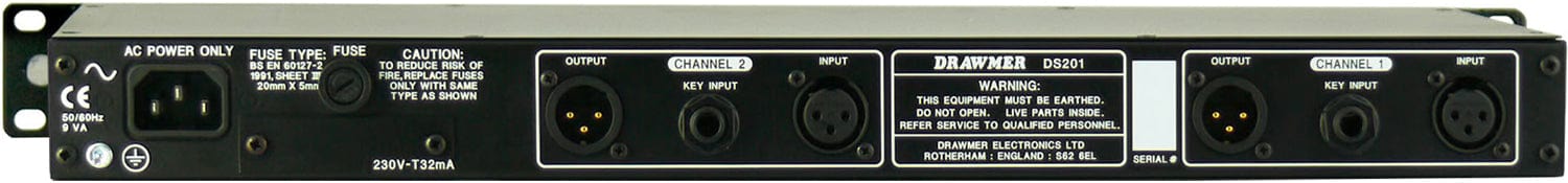 Drawmer DS201 2-Channel Noise Gate - PSSL ProSound and Stage Lighting