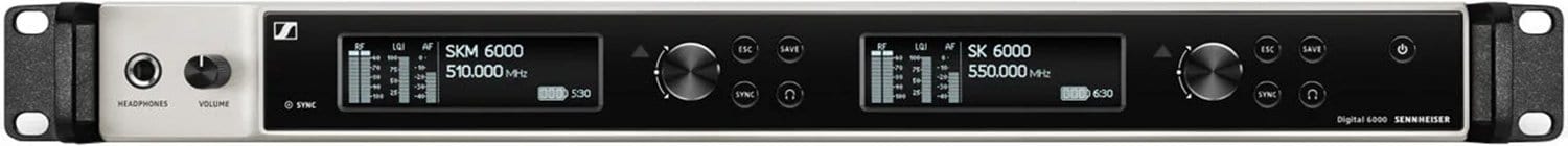 Sennheiser EM6000DANTE 2x UHF Receiver 470-714Mhz - PSSL ProSound and Stage Lighting