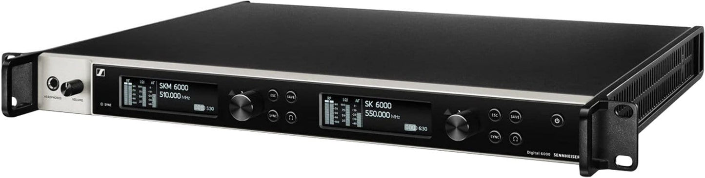 Sennheiser EM6000DANTE 2x UHF Receiver 470-714Mhz - PSSL ProSound and Stage Lighting
