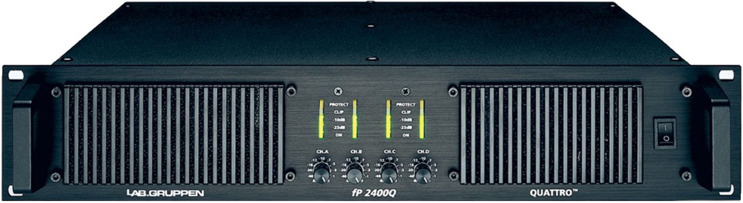 Lab Gruppen FP2400Q 4-Channel Audio Amplifier - PSSL ProSound and Stage Lighting