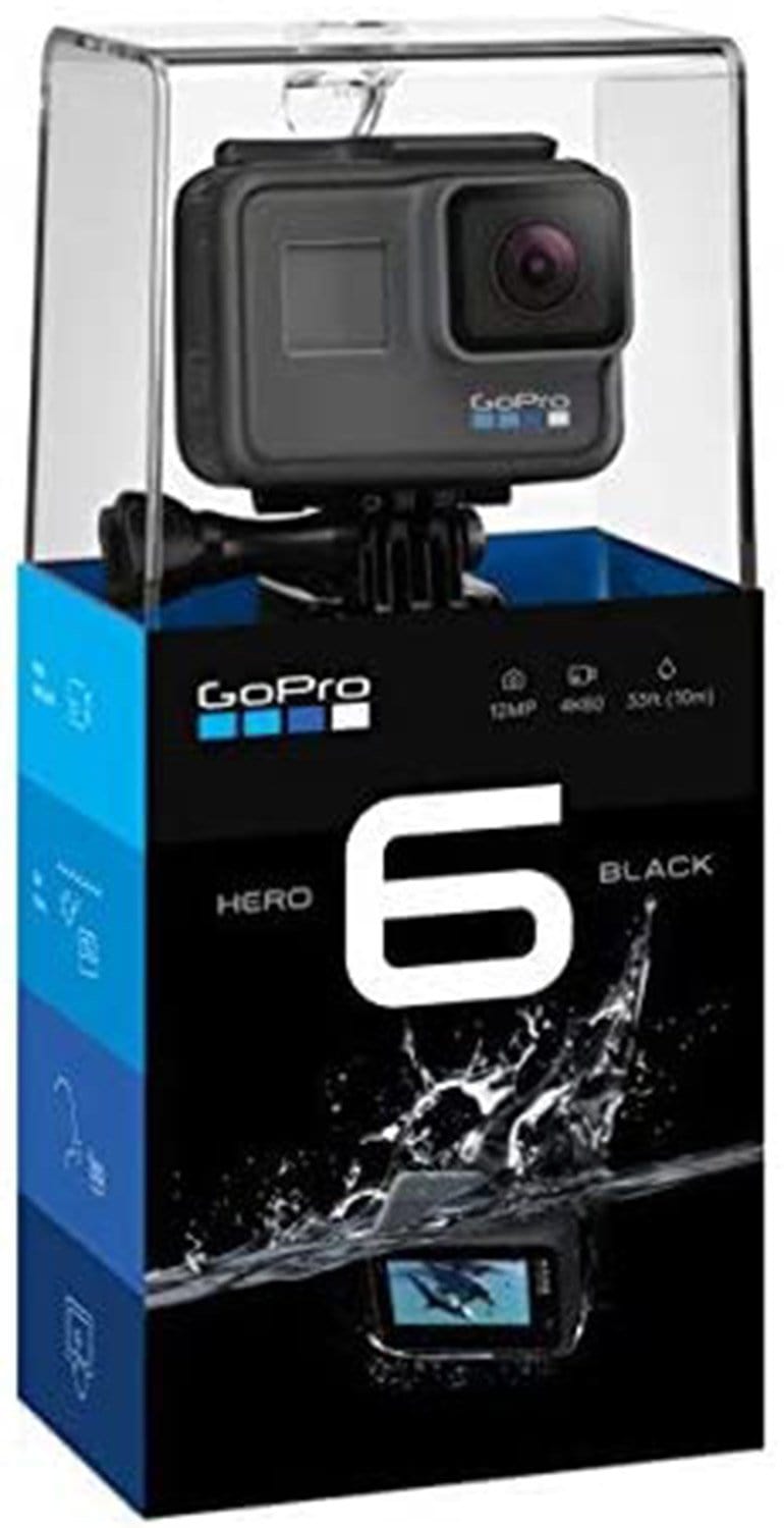 GoPro GOPROBH6 Black Hero 6 Video Camera - PSSL ProSound and Stage Lighting