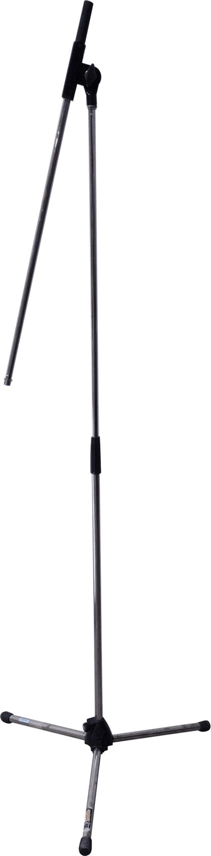 K&M Tall Chrome Microphone Stand with Long Boom Arm - PSSL ProSound and Stage Lighting