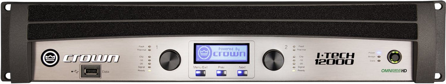 Crown IT12000HD HD I-Tech Series Power Amplifier - Solotech