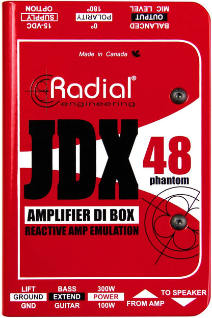 Radial Engineering JDX Guitar Amp Direct Box - PSSL ProSound and Stage Lighting